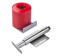 Fascia elastica per bordi con ruota in poliuretano, strumento ausiliario anti-deformazione per la lavorazione del legno, regolatore di pressione con staffa di montaggio, rosso