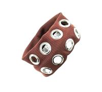 Fascia elastica per capelli con design metallico per stili punk unici per stili di strada ed eventi formali