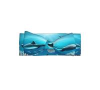 Fascia elastica per capelli con fiocco con balene sotto il mare, accessorio per capelli per bambine da 0 a 6 mesi, regalo molto significativo