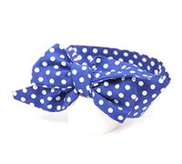 Fascia elastica per capelli con fiocco, fascia per capelli, turbante, copricapo, ornamenti per capelli, per fotografia, pops, feste in costume, 1 pezzo, blu, alla moda in pratico