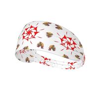 Fascia elastica per capelli con rotazione a otto vie, antiscivolo, traspirante, per donne e uomini, per palestra, corsa, yoga, tennis