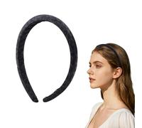 Fascia elastica per capelli da donna con stampa leopardata nera con stampa leopardata, accessori per capelli per feste, balli, cosplay, per donne e ragazze, regali di Natale per fidanzata Bestie