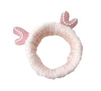Fascia elastica per capelli del viso per le donne morbide corna per l'imballaggio della testa per doccia bellezza cura della pelle gattino orecchie trucco fascia