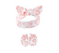 Fascia elastica per capelli per bambino traspirante copricapo con guanti abbinati usura comoda per attività