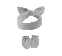 Fascia elastica per capelli per bambino traspirante copricapo con guanti abbinati usura comoda per attività