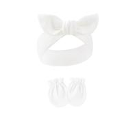 Fascia elastica per capelli per bambino traspirante copricapo con guanti abbinati usura comoda per attività