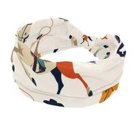 Fascia elastica per capelli, per donne e ragazze, stile vintage western selvaggio, cowgirl con cavallo Rodeo, fascia larga antiscivolo, fascia per capelli attorcigliata, accessori per capelli
