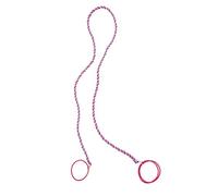 Fascia elastica per capelli per una coda di cavallo sicura, intrecciata in nylon, per palestra e sport acquatici, accessori per capelli