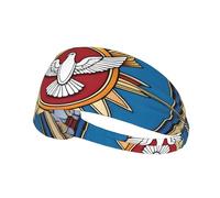 Fascia elastica per capelli sportiva BROLEO Holy Spirit Christia Stampa ad asciugatura rapida, traspirante