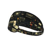 Fascia elastica per capelli sportiva BROLEO Home Appliances Display Stampe morbide, traspiranti, ad asciugatura rapida