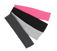 Fascia elastica per capelli sportiva, Fasce elastiche multicolori da donna 4 pezzi for la corsa, lo yoga e il fitness(A1)