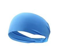 Fascia elastica per capelli sportiva, Fasce for capelli sportive, confezione da 1-10, nero grigio blu scuro(Blue 1pcs)