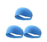 Fascia elastica per capelli sportiva, Fasce for capelli sportive, confezione da 1-10, nero grigio blu scuro(Blue 3pcs)