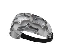 Fascia elastica per capelli sportiva HYTTER a forma di cubetti di ghiaccio a forma di stella, in spandex, morbida, traspirante, ad asciugatura rapida