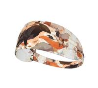 Fascia elastica per capelli sportiva JKIEGOQ Animal Collection Chart Printed Spandex, morbida, traspirante, ad asciugatura rapida