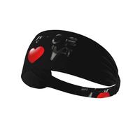 Fascia elastica per capelli sportiva JKIEGOQ My Dearest You, in spandex, morbida, traspirante, ad asciugatura rapida