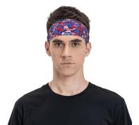 Fascia elastica per capelli sportiva Juneteenth Freedom Graffiti per uomo e donna, per corsa, yoga, palestra, stile 10