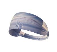 Fascia elastica per capelli sportiva YYHWHJDE Footprints in the snow Picture Soft, traspirante, Quick-Dry