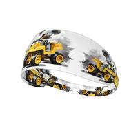 Fascia elastica per capelli sportiva YYHWHJDE Koala Learning to Drive Prints Spandex, morbida, traspirante, ad asciugatura rapida