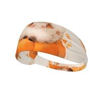 Fascia elastica per capelli sportiva YYHWHJDE Little Fat Sheep on the Pumpkin Prints Athletic Band per donne e uomini