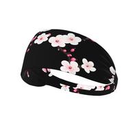 Fascia elastica per capelli sportiva YYHWHJDE Plum Blossoms in Full Bloom Prints Spandex, morbido, traspirante, ad asciugatura rapida