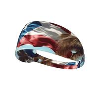 Fascia elastica per capelli sportiva YYHWHJDE puerto rico carta da parati modello morbido, traspirante, ad asciugatura rapida