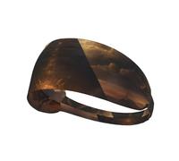 Fascia elastica per capelli sportiva YYHWHJDE Pyramid Under The Sky Stampe Spandex, morbida, traspirante, ad asciugatura rapida