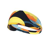 Fascia elastica per capelli sportiva YYHWHJDE Sunrise Mountain modello ad asciugatura rapida, traspirante