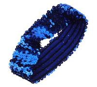 Fascia Elastica per Chioma Paillettes Blu in Lega 1 Pezzo