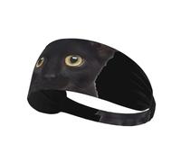 Fascia elastica per esercizi con gatto nero per sport e allenamenti