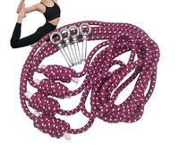 Fascia elastica per estrattore delle gambe - Allenatore per esercizi in cotone per esercizi di stretching per yoga corde di inversione per lo studio domestico e gli spaghetti allenamento
