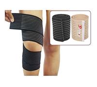 Fascia elastica per ginocchia e caviglie 120 cm per sollevamento pesi, Powerlifting, allenamento