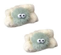 Fascia elastica per lavaggio del polso per ragazze morbido braccialetto assorbente sudore per la cura del viso Donne Cartoon Face Wash Band per la cura della pelle Braccialetto in microfibra per il