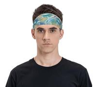 Fascia elastica per lo sport con scheletri floreali e teschi di zucchero danzanti per uomo e donna, per la corsa, lo yoga e la palestra, stile 4