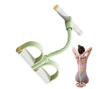 Fascia Elastica per Pedali con Maniglia,Cintura Elasticizzata per Yoga a 6 Tubi | Attrezzo per Allenamento della e Fisioterapia - per Pilates, Allenamento a Casa, Palestra e Ufficio