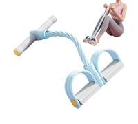 Fascia Elastica per Pedali con Maniglia | Strap a 6 Tubi per Trazioni | Attrezzo per Allenamento della e Fisioterapia - Per attività di fitness, pilates, palestra domestica e ufficio