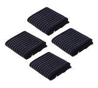 Fascia elastica per polso da polso, 4 pezzi traspirante tutore per polso a compressione, involucri protettivi per uomini, donne, palestra, sport, tennis, carpale [nero]