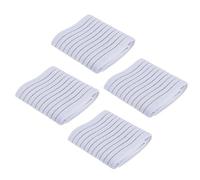 Fascia elastica per polso da polso, 4 pezzi traspirante tutore per polso a compressione, involucri protettivi per uomini, donne, palestra, sport, tennis, carpale [bianco]