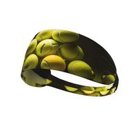 Fascia elastica per sport all'aria aperta, fascia assorbente per il sudore con stampa di un diagramma di tennis, fascia elastica per viaggi, yoga, ciclismo e sport.