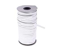 Fascia elastica piatta da 5 mm - 3 m elastico e durevole per cucito, artigianato fai da te, riparazione di abbigliamento, creazione di parrucche e accessori, corda elastica forte e flessibile, colore