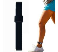 Fascia elastica regolabile o cinturino alla caviglia, compatibile con Fitbit Sense 2/Fitbit Sense/Fitbit Versa 4/Fitbit Versa 3 Smartwatch, cinturino elastico per uomini e donne (nero, M)