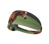 Fascia elastica sportiva BROLEO Nature Scenic Horse Printing ad asciugatura rapida, traspirante