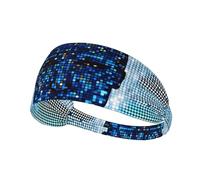 Fascia elastica sportiva BROLEO the Blue Binary Printing ad asciugatura rapida, traspirante