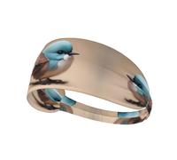 Fascia elastica sportiva per capelli HYTTER Cute Little Bird Picture Spandex, morbida, traspirante, ad asciugatura rapida