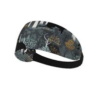 Fascia elastica sportiva per capelli HYTTER stile artistico con immagini di gatti in spandex, morbido, traspirante, ad asciugatura rapida