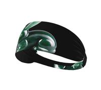 Fascia elastica sportiva per capelli WHJSHOP Carving Jade Rabbit Stamp Spandex, morbida, traspirante, ad asciugatura rapida