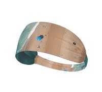 Fascia elastica sportiva per capelli XBKGOHA vista aerea della spiaggia stampata morbida, traspirante, ad asciugatura rapida
