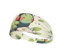 Fascia elastica sportiva per capelli YYHWHJDE A bruco per ascoltare musica Immagine morbida, traspirante, ad asciugatura rapida