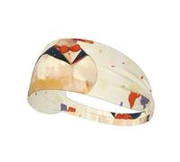Fascia elastica sportiva per capelli YYHWHJDE Circus Big White Goose Prints Athletic Band per donne e uomini