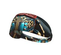 Fascia elastica sportiva per capelli YYHWHJDE Colorful Beetle modello ad asciugatura rapida, traspirante